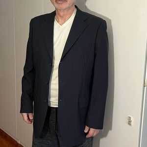 $65 - Mr Ramos Midnight Blue Blazer Men size 42-44